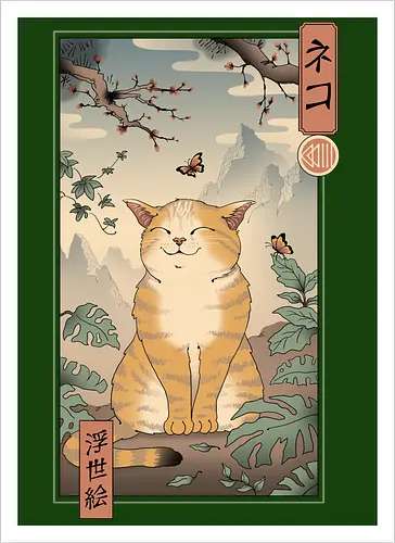 Edu Cat Ukiyo E