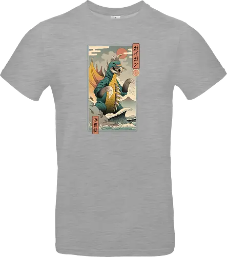 Alien Kaiju Ukiyo-e