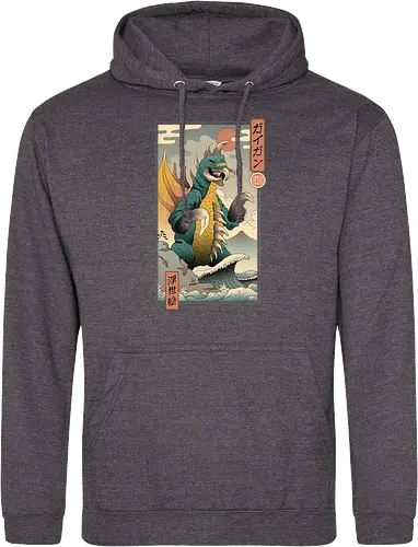 Alien Kaiju Ukiyo-e