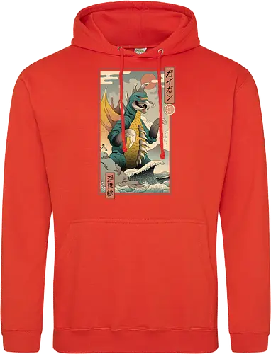 Alien Kaiju Ukiyo-e