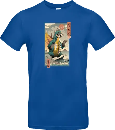 Alien Kaiju Ukiyo-e