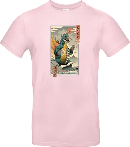 Alien Kaiju Ukiyo-e