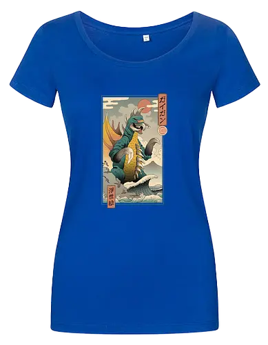 Alien Kaiju Ukiyo-e