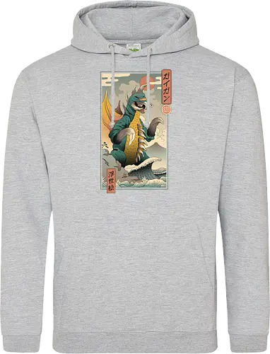 Alien Kaiju Ukiyo-e