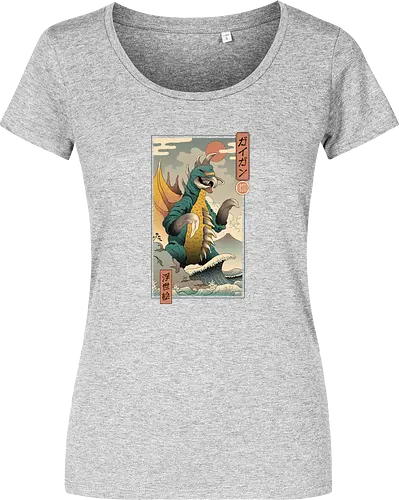 Alien Kaiju Ukiyo-e
