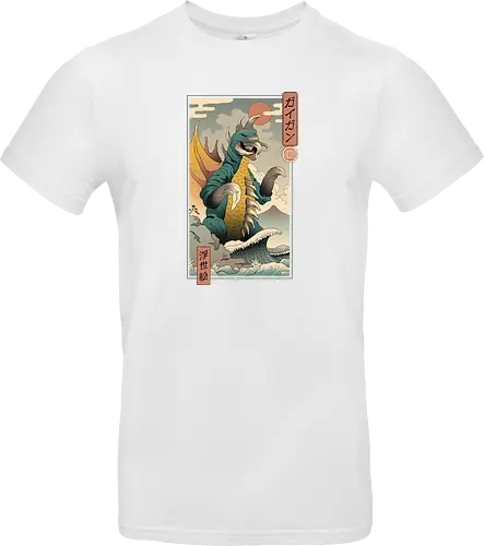 Alien Kaiju Ukiyo-e