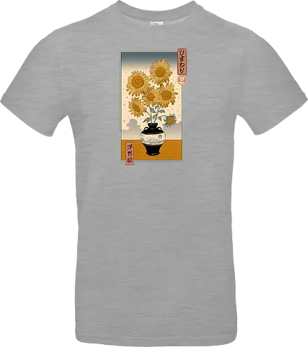 Sunflower Ukiyo-e