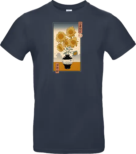 Sunflower Ukiyo-e