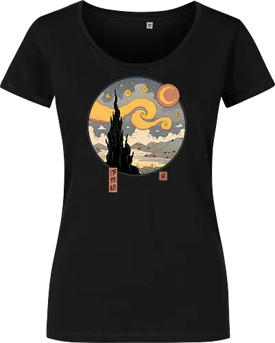 Starry Ukiyo-e Night
