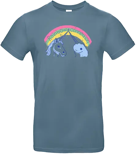 Rainbow Connection - unicorn, einhorn, friends, Narwhal, Narwal, whale, wal, animal, tiere, magic, Rainbow connection - Standard T-Shirt