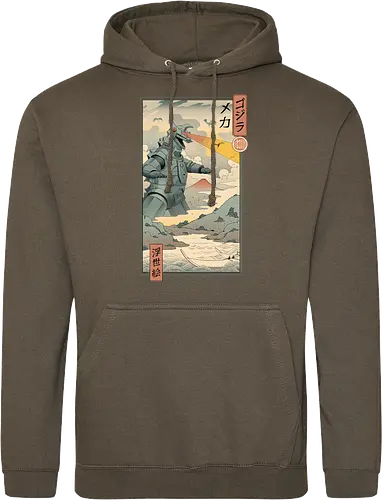 Mecha Kaiju Ukiyo-e