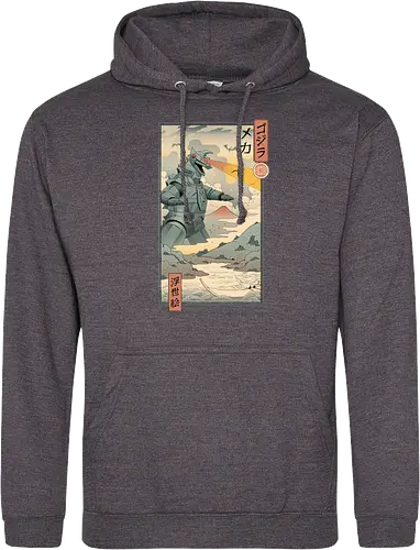Mecha Kaiju Ukiyo-e