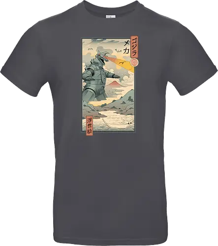 Mecha Kaiju Ukiyo-e
