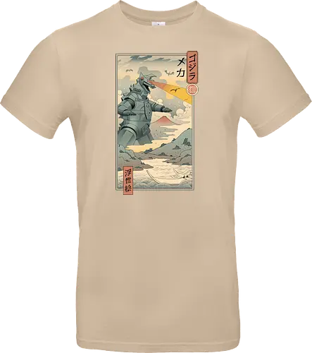 Mecha Kaiju Ukiyo-e