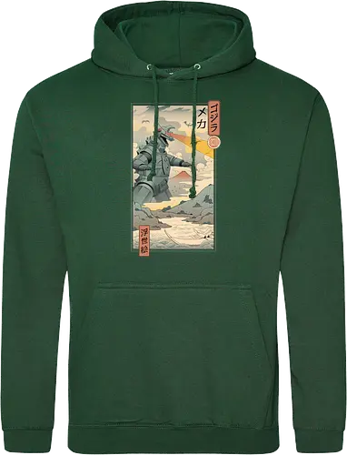 Mecha Kaiju Ukiyo-e