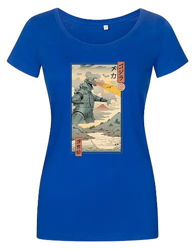 Mecha Kaiju Ukiyo-e