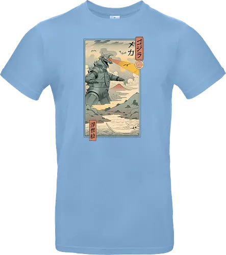 Mecha Kaiju Ukiyo-e