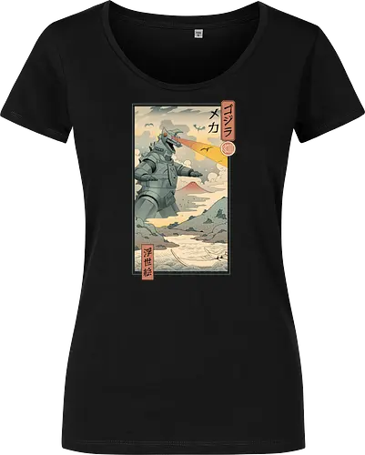 Mecha Kaiju Ukiyo-e