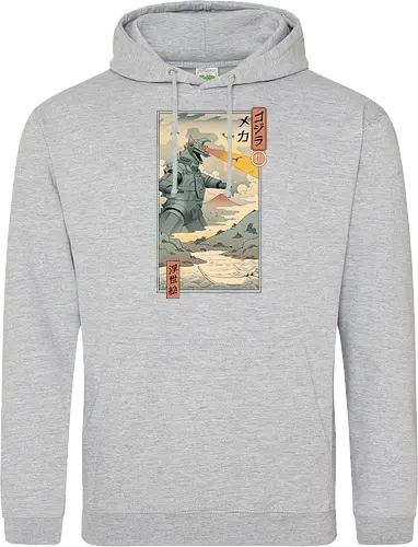 Mecha Kaiju Ukiyo-e