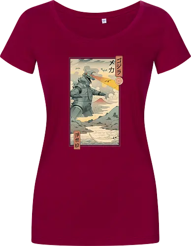 Mecha Kaiju Ukiyo-e