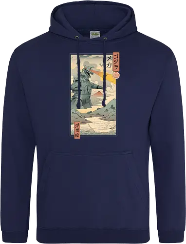 Mecha Kaiju Ukiyo-e