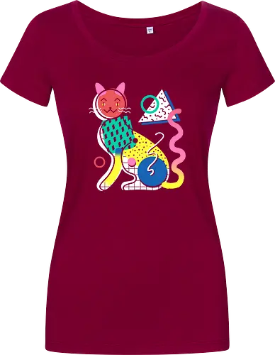 Memphis Cat Design