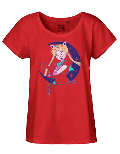 Moon Crystal F.U. - FU, fun, anime, manga, mashup, sailor, moon - Fairtrade Girl Shirt