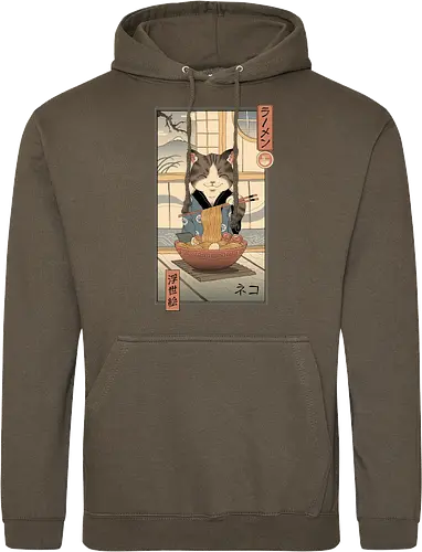 Neko Ramen Ukiyo-e
