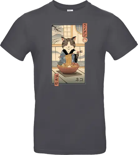 Neko Ramen Ukiyo-e