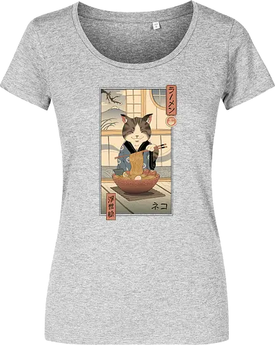 Neko Ramen Ukiyo-e