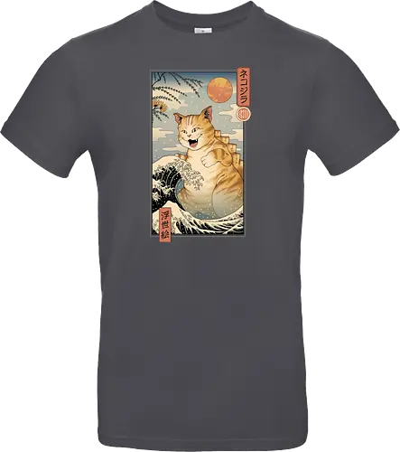 Catzilla Ukiyo-e