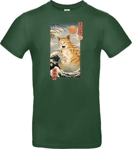 Catzilla Ukiyo-e