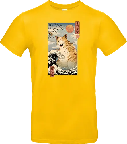 Catzilla Ukiyo-e