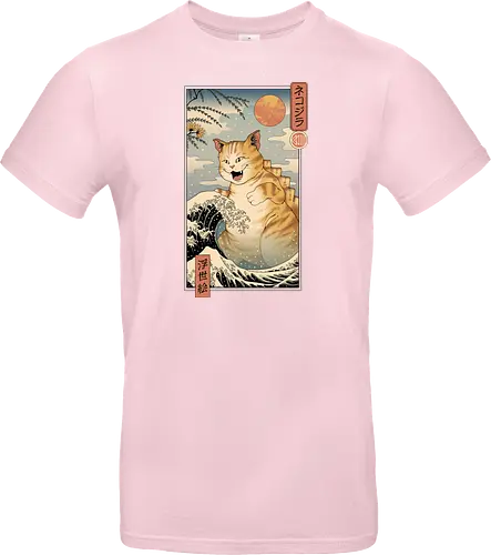 Catzilla Ukiyo-e