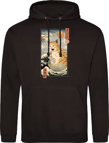 Catzilla Ukiyo-e