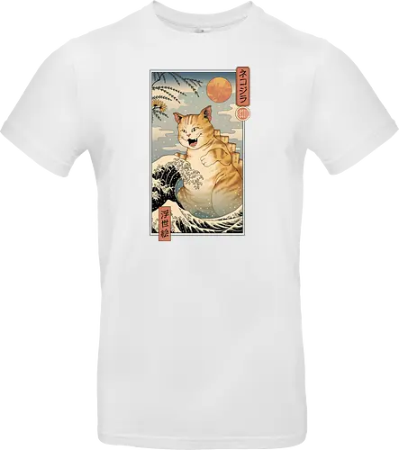 Catzilla Ukiyo-e