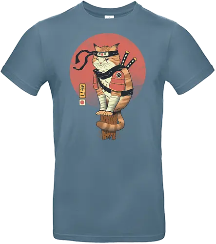 Shinobi Cat - katze, cat, shinobi, ninja, japan, ukiyo-e - Standard T-Shirt