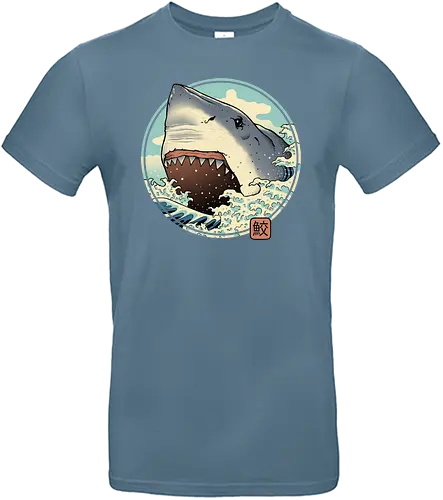 Shark Attack - shark, hai, japan, art, animal - Standard T-Shirt