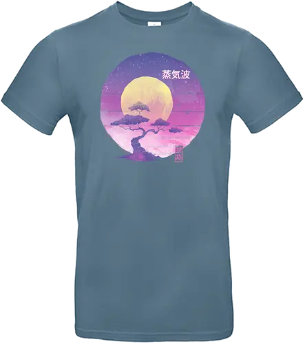 Bonsai Wave - retro, japan, wave, 80s, Vaporwave, Bonsai - Standard T-Shirt