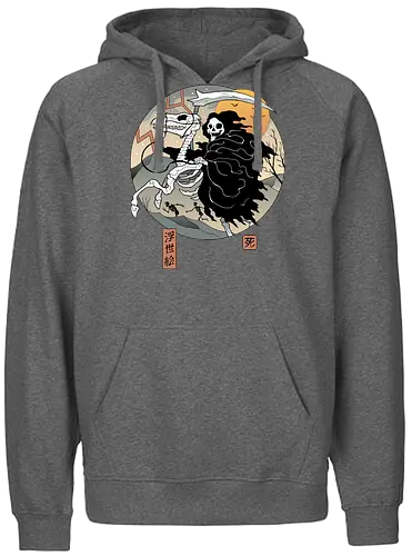 Crossing Death - tod, rider, Reiter, apokalypse, death - Fairtrade Hoodie