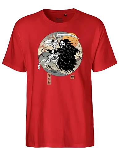 Crossing Death - tod, rider, Reiter, apokalypse, death - Fairtrade T-Shirt