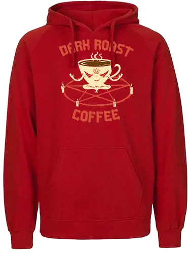 Dark Roast Coffee - dark, witch, coffee, black, schwarzer kaffee - Fairtrade Hoodie