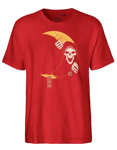Moon Reaper - tod, moon, horror, death, reaper - Fairtrade T-Shirt