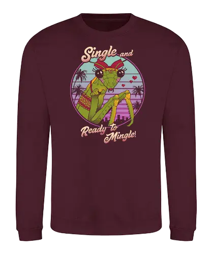 Single Mantis - Mantis, single, fun, valentiConsole - Sweatshirt
