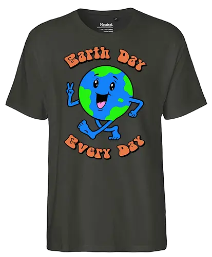 Earth Day Every Day! - Umweltschutz, umwelt, Klima, rth day - Fairtrade T-Shirt
