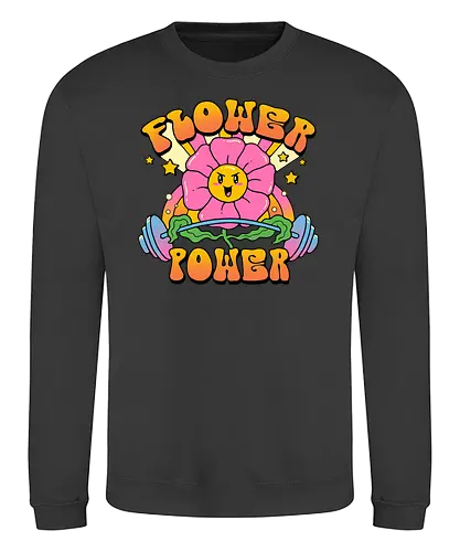 Flower Power - flower, power, hippie, plants, pflanze - Sweatshirt