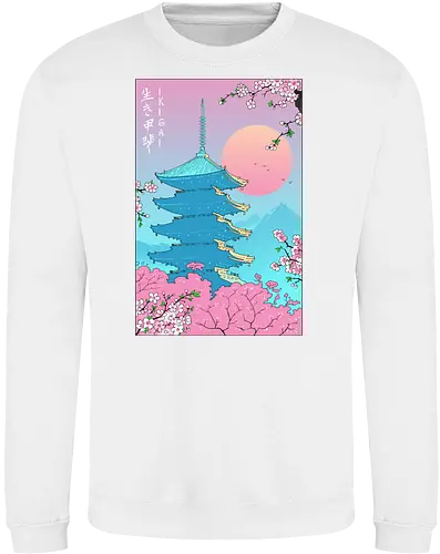 Ikigai in Kyoto - japan, Kyoto, Ikigai, art, kunst, nippon - Sweatshirt
