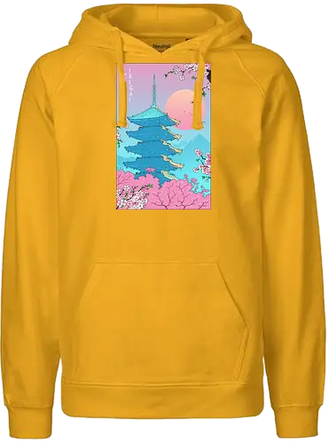 Ikigai in Kyoto - japan, Kyoto, Ikigai, art, kunst, nippon - Fairtrade Hoodie