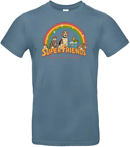 Super Mental Health Friends - haustier, dog, cat, hund, katze, hamster, bunny, kaninchen, goldfish, Parrot, papagei - Standard T-Shirt