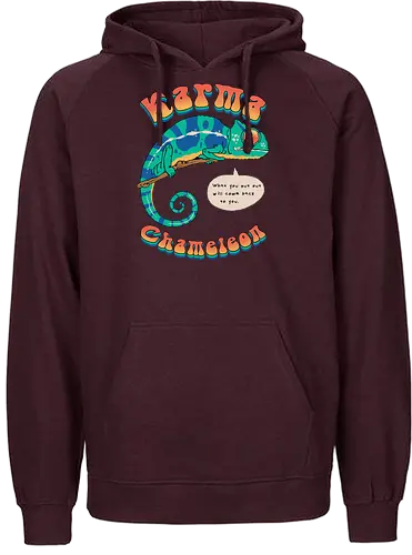 Cultured Chameleon - fun, ohrwurm, Chamäleon, tier, Lizard, song, music, culture, club, 80s, retro - Fairtrade Hoodie